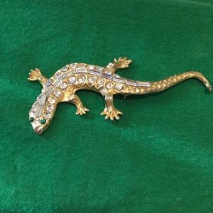 Nancy Katz Gecko Brooch